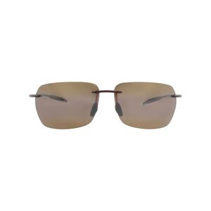 Maui Jim Square-Frame Injection Sunglasses Brown Unisex-Adult